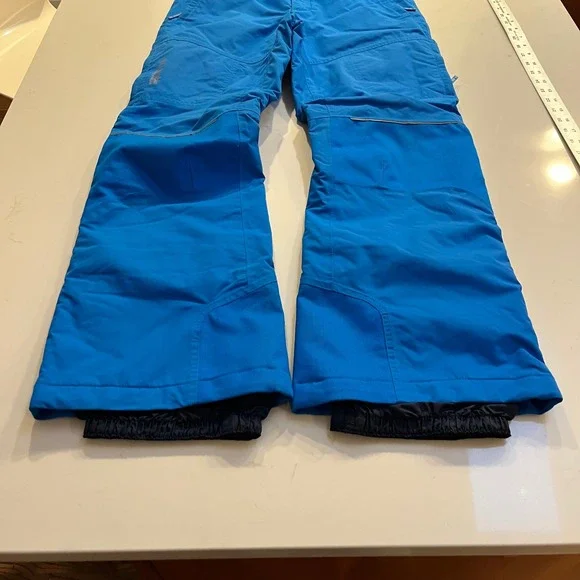 Columbia Titanium Omni-Tech Kids Blue Waterproof Snow Pants Sz. LG Ski Snowboard - Picture 2 of 16